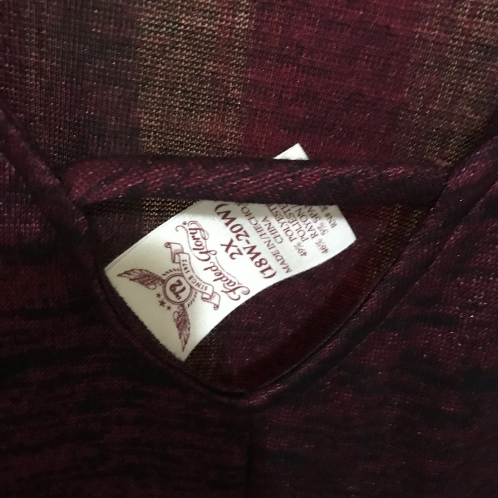 Faded Glory Top size 2X